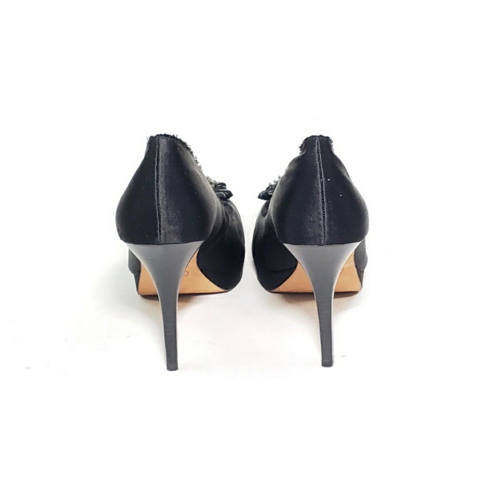 Coach Bergen Pumps Jeweled Platform Cone Heel - Picture 5 of 9